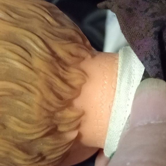 2 Hummel rubber dolls, boy and girl, stamped on each neck - Picture 2 of 8